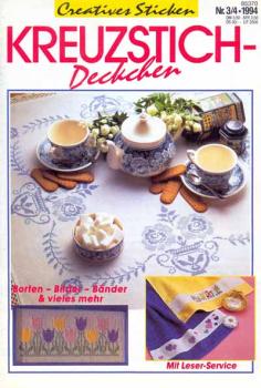 Kreuzstich-Deckchen Creatives Sticken Nr. 3/4 1994
