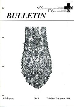 Bulletin VSS 6. Jahrgang Nr. 1 Frühjahr 1989