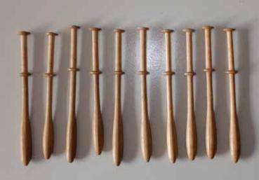 Set 10  bobbins 11,3 cm