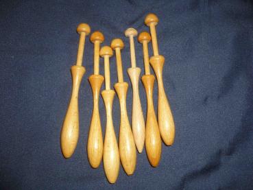 Set 7 Klöppel ca 10,4 - 11 cm