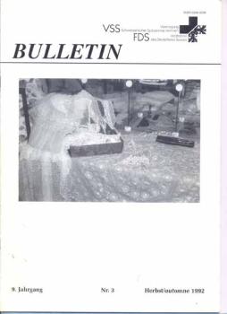 Bulletin VSS 9. Jahrgang Nr. 3 Herbst