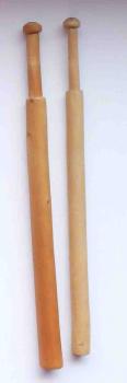 Paar Rollenklöppel aus Italien ca 17 cm lang