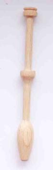 Klöppel ca 10,8 cm helles Holz