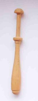 Klöppel ca 10,7 cm lang helles Holz