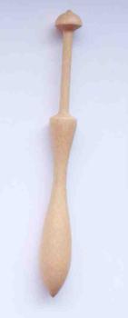 Großer Dänischer Klöppel ca 12,3 cm lang helles Holz