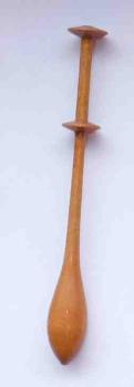 Dänischer Klöppel ca 10,2 cm lang helles Holz