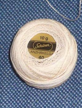 Schürer Glanzhäkelgarn 40 10 Gramm Creme