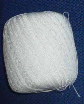 Häkelgarn ca Nr. 15 weiß 50 gramm