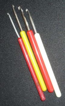 Set 4 INOX Häkelnadeln - verschiedene Stärken