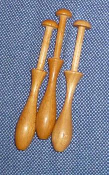 Set 3 dänische Klöppel 11,6 cm