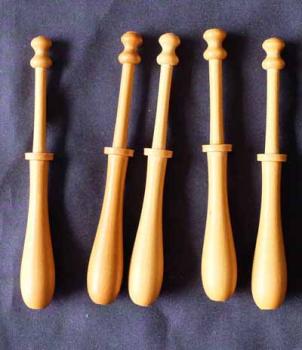 Set 5 Le Puy bobbin ca 10,7 cm