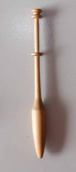 Schweizer Klöppel ca 12,2 cm lang helles Holz