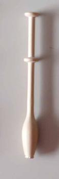 Flandrischer Klöppel ca 10,2 cm lang helles Holz