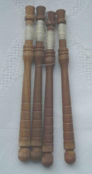 Klöppel ca 9,5 cm lang dunkles Holz