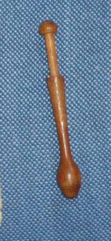 Klöppel ca 10,5 cm dunkles Holz