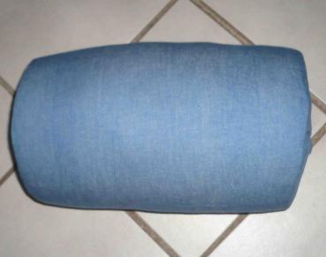 Klöppelrolle blau ca 33 cm breit