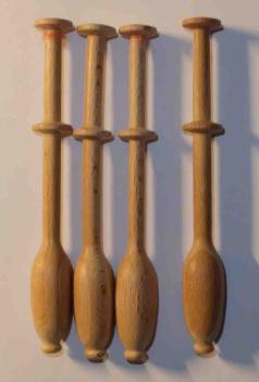 Brügger Klöppel ca 10,2 cm lang helles Holz