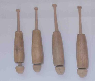 Hülsenklöppel ca 13 cm bauchige Hülse