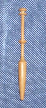 Schweizer Klöppel 12,6 cm helles Holz Doppelkopf
