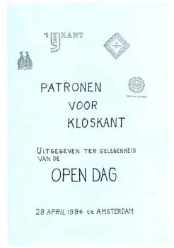 Patronen voor Kloskant 28.04.1984