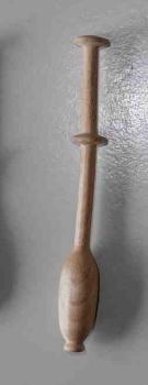 Brügger Klöppel ca 10,1 cm lang helles Holz