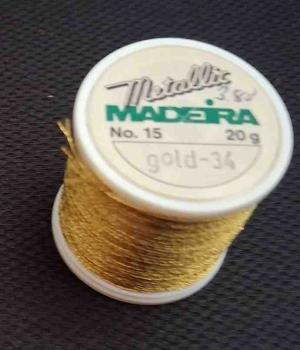 Madeira Metallic Nr. 15 gold Nr. 34 20 Gramm
