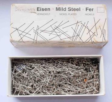 Eisenstecknadeln 22 x 0,7 mm ca. 260 Gramm