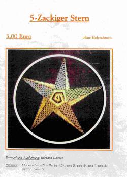 KB 5-Zackiger Stern von Barbara Corbet