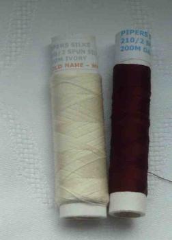 Set 2 Rollen 210/2 Spun Silk von Pipers Silk