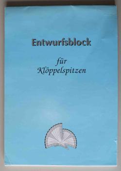 Entwurfsblock für Klöppelspitzen von M. Wolter-Kampmann