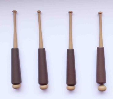 DDR Plastikhülsenklöppel 13,4 cm