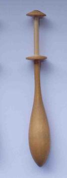 Schwedischer Klöppel ca 10,4 cm lang helles Holz