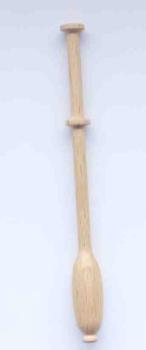 Bincheklöppel ca 9,8 cm helles Holz