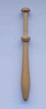Klöppel ca 10 cm lang helles Holz