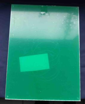 Spitzenfenster aus Acryl ca 18 x 25 cm