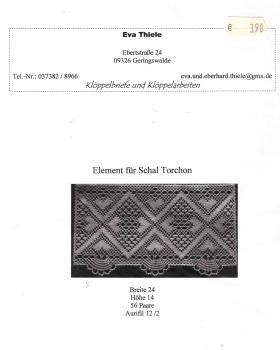 KB Element für Schal Torchon von Eva Thiele