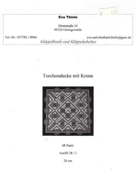 KB Torchondecke mit Krone von Eva Thiele