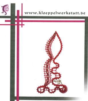 KB Kerze IDJ-0001-4 von Chemnitzer Klöppelwerkstatt