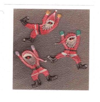 Lustige Nikoläuse von Colorart & Klöppeln Heike Schenk