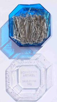 Stecknadeln ca. 0,6 x 34 mm ca 50 Gramm Stahl