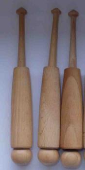 Hülsenklöppel ca 13 cm lang glatte Hülse