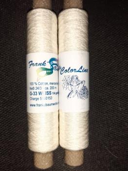 Frank´s Baumwolle Colorline 24/3 G33 1/4 gebleicht