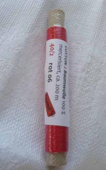 Frank´s Cotton - Thread 40/2 red 06
