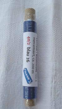 Frank´s Cotton - Thread 40/2 blue 26