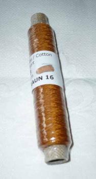 Frank´s Cotton - Thread 20/3 Hellbraun 16
