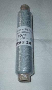 Frank´s Cotton - Thread 20/3 grey 24