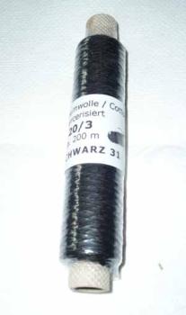 Frank´s Cotton - Thread 20/3 black 31