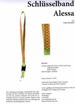 pattern Schlüsselband Alessa von Petra Tschanter