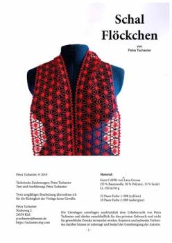 Scarf Floeckchen by Petra Tschanter