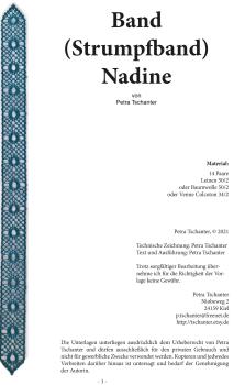 Band (Strumpfband) Nadine von Petra Tschanter